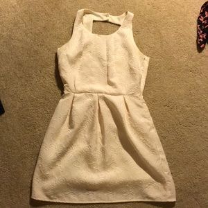 Francescas cream dress